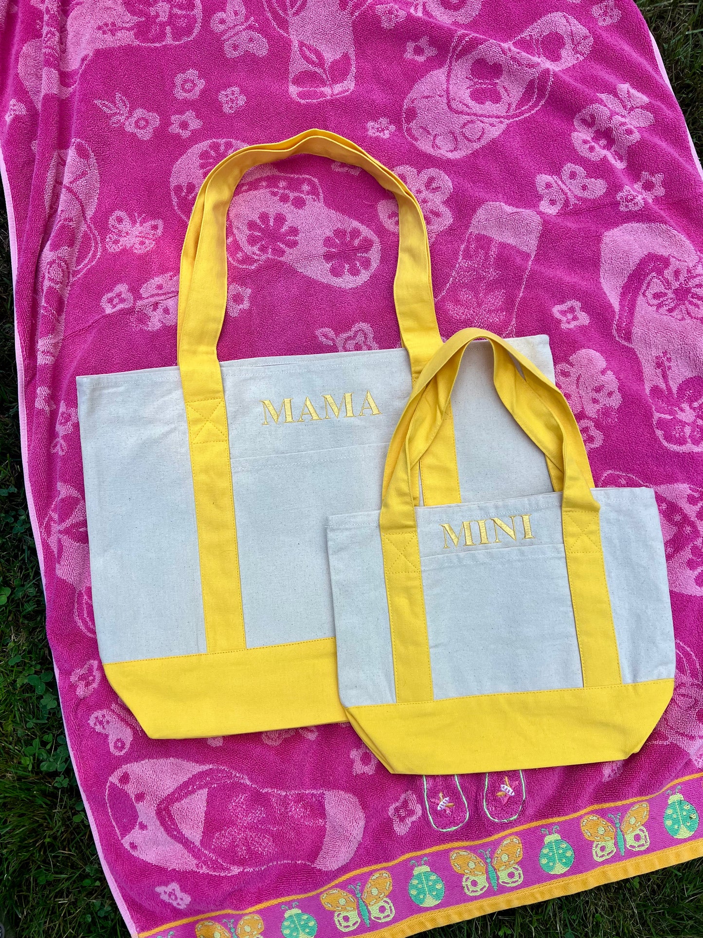 MAMA and MINI tote bag bundle