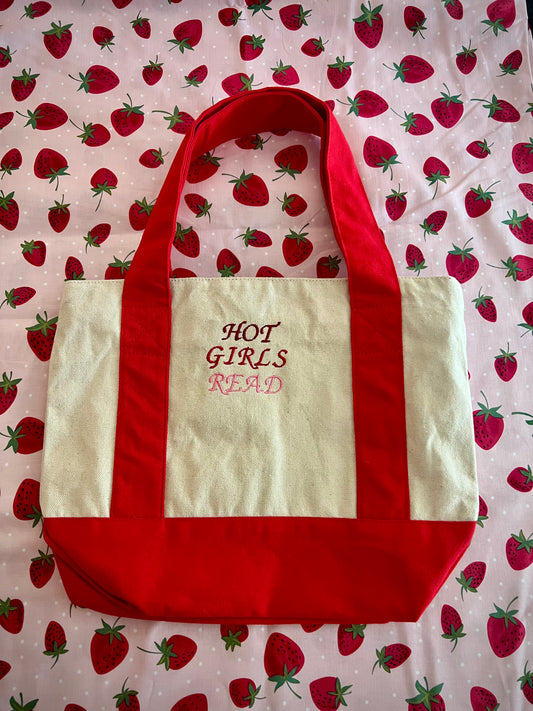 Hot Girls Read Mini Tote