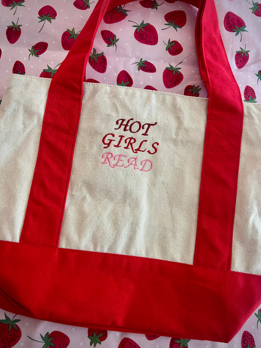 Hot Girls Read Mini Tote
